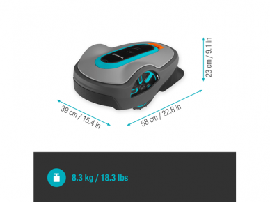 GARDENA robotas vejapjovė SILENO life 1500 m² 4